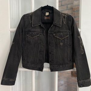 Levi’s distressed denim jacket